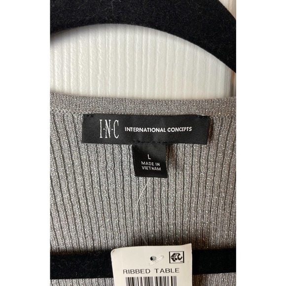 Fashion heather dove grey  stretch Sweater - Picture 6 of 6